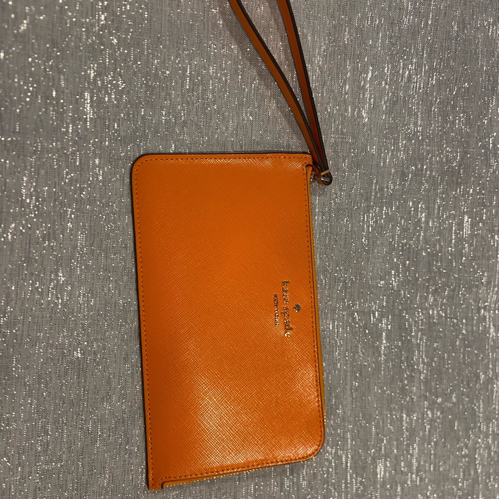 Kate Spade Vibrant Orange Wristlet